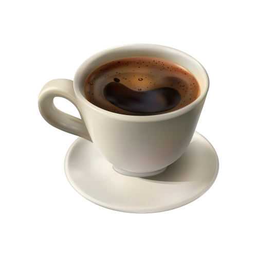 realistic-cup-black-brewed-coffee-saucer-vector-illustration